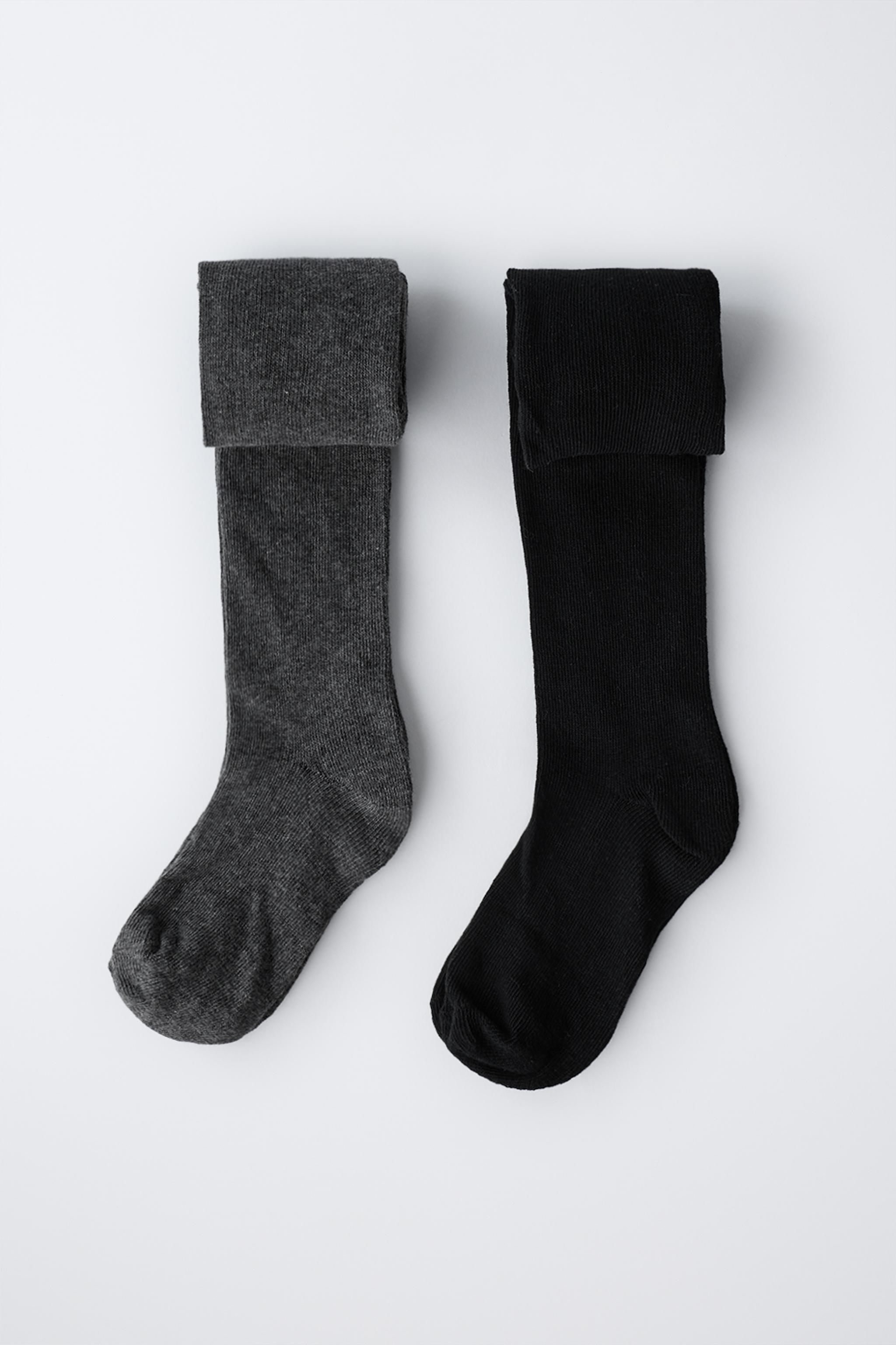 TWO-PACK OF PLAIN TIGHTS